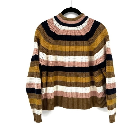 Striped Tilden Pullover Sweater - Picture 5 of 7